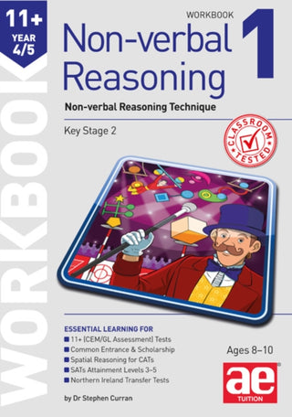 Cover image for 9781910106679 - 11+ Non-verbal Reasoning Year 4/5 Workbook 1