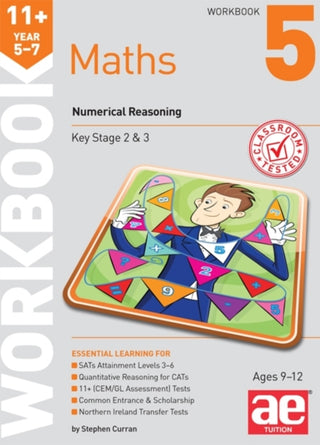 Cover image for 9781910106808 - 11+ Maths Year 5-7 Workbook 5