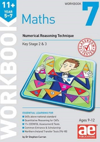 Cover image for 9781910106839 - 11+ Maths Year 5-7 Workbook 7