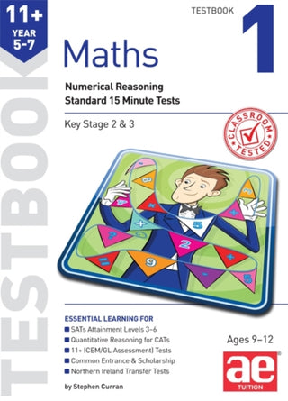 Cover image for 9781910106846 - 11+ Maths Year 5-7 Testbook 1