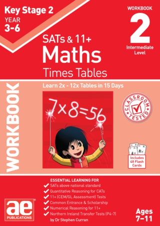 Cover image for 9781910106969 - KS2 Times Tables Workbook 2