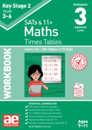 Cover image for 9781910106976 - KS2 Times Tables Workbook 3