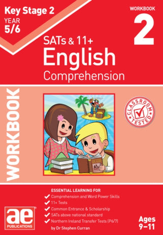 Cover image for 9781910107232 - KS2 English Year 5/6 Comprehension Workbook 2