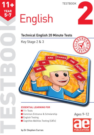 Cover image for 9781910107416 - 11+ English Year 5-7 Testbook 2