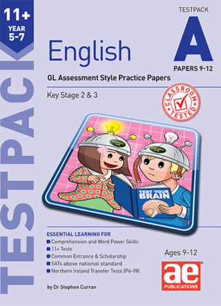 Cover image for 9781910107485 - 11+ English Year 5-7 Testpack A Papers 9-12