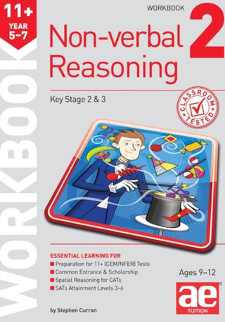 Cover image for 9781910107676 - 11+ Non-verbal Reasoning Year 5-7 Workbook 2