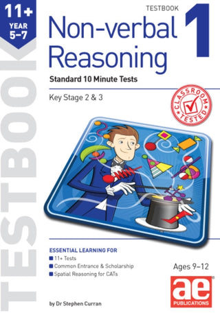 Cover image for 9781910107751 - 11+ Non-verbal Reasoning Year 5-7 Testbook 1
