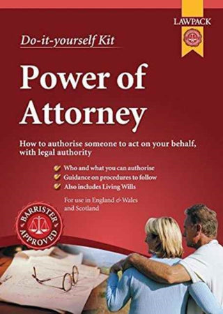 Supplemental image for 9781910143100 - Lawpack Power of Attorney DIY Kit