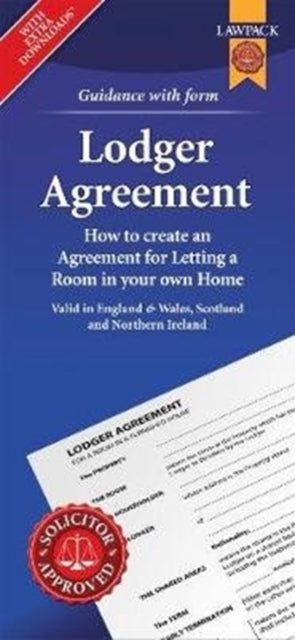 Cover image for 9781910143896 - Lodger Agreement Form Pack