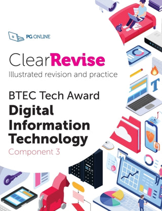 Cover image for 9781910523261 - ClearRevise BTEC Digital Information Technology Level 1/2 Component 3