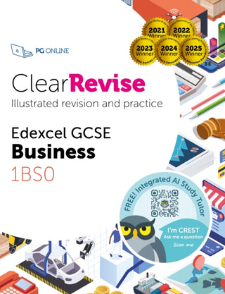 Cover image for 9781910523292 - ClearRevise Edexcel GCSE Business 1BS0