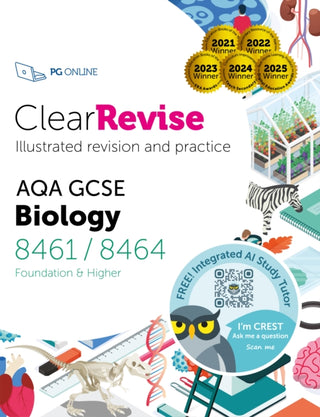 Cover image for 9781910523315 - ClearRevise AQA GCSE Biology 8461/8464