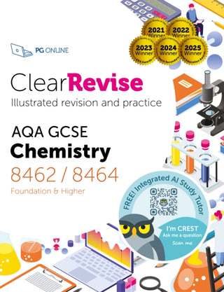 Cover image for 9781910523322 - ClearRevise AQA GCSE Chemistry 8462/8464
