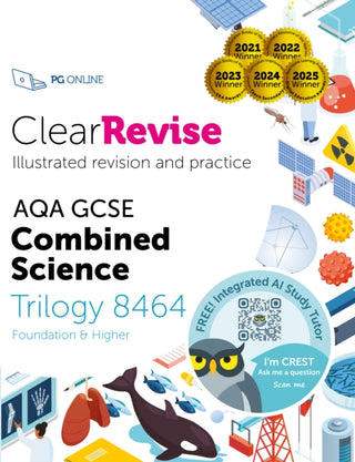 Cover image for 9781910523346 - ClearRevise AQA GCSE Combined Science: Trilogy 8464