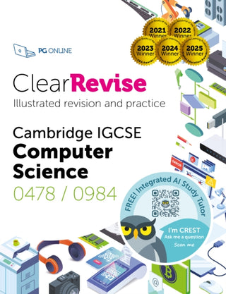 Cover image for 9781910523384 - ClearRevise Cambridge IGCSE Computer Science 0478/0984