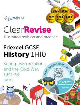 Cover image for 9781910523452 - ClearRevise Edexcel GCSE History 1HI0 Superpower relations and the Cold War