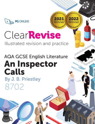 Cover image for 9781910523476 - ClearRevise AQA GCSE English, Priestley, An Inspector Calls