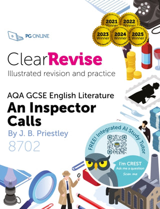 Supplemental image for 9781910523476 - ClearRevise AQA GCSE English, Priestley, An Inspector Calls