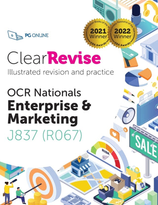 Cover image for 9781910523483 - ClearRevise OCR GCSE Enterprise and Marketing J837
