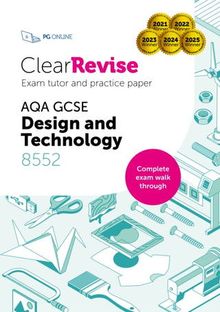 Supplemental image for 9781910523902 - ClearRevise Exam Tutor AQA GCSE Design & Technology 8552