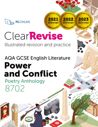 Cover image for 9781910523940 - ClearRevise AQA GCSE English Literature: Power and conflict
