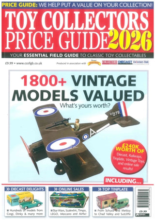 Cover image for 9781910525562 - Toy Collectors Price Guide 2026
