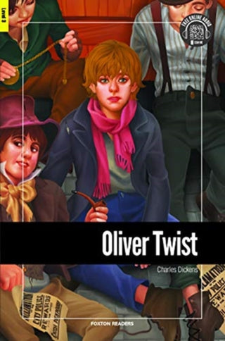 Cover image for 9781911481669 - Oliver Twist - Foxton Reader Level-3 (900 Headwords B1) with free online AUDIO