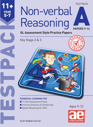 Cover image for 9781911553182 - 11+ Non-verbal Reasoning Year 5-7 Testpack A Papers 9-12