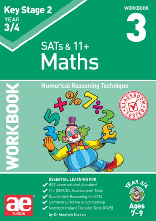 Cover image for 9781911553236 - KS2 Maths Year 3/4 Workbook 3
