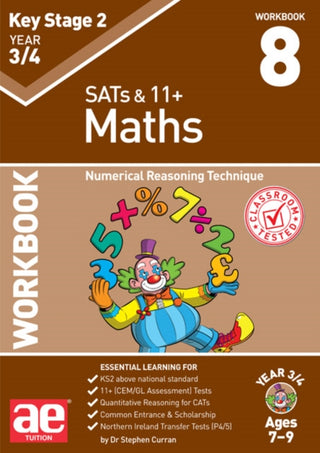 Supplemental image for 9781911553281 - KS2 Maths Year 3/4 Workbook 8