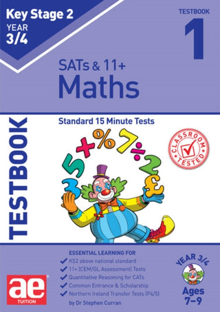 Cover image for 9781911553298 - KS2 Maths Year 3/4 Testbook 1