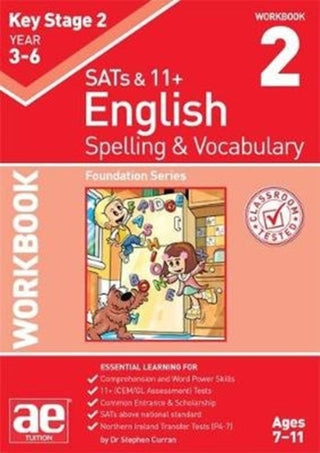 Cover image for 9781911553380 - KS2 Spelling & Vocabulary Workbook 2