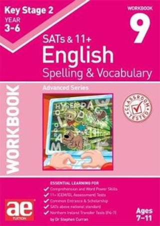 Cover image for 9781911553458 - KS2 Spelling & Vocabulary Workbook 9
