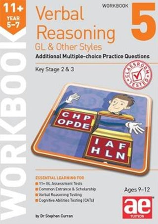 Cover image for 9781911553649 - 11+ Verbal Reasoning Year 5-7 GL & Other Styles Workbook 5