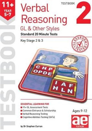 Cover image for 9781911553663 - 11+ Verbal Reasoning Year 5-7 GL & Other Styles Testbook 2