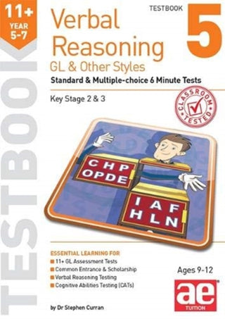 Cover image for 9781911553694 - 11+ Verbal Reasoning Year 5-7 GL & Other Styles Testbook 5