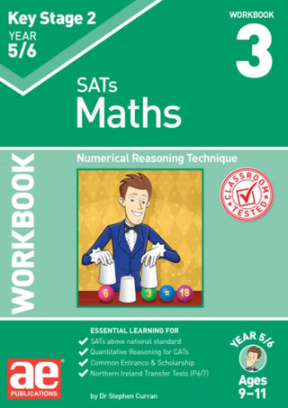 Cover image for 9781911553816 - KS2 Maths Year 5/6 Workbook 3