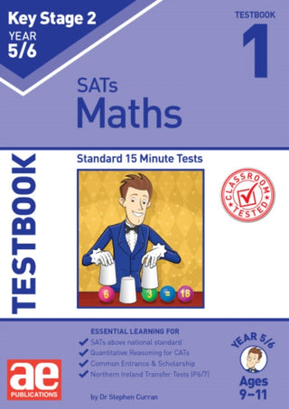 Cover image for 9781911553854 - KS2 Maths Year 5/6 Testbook 1