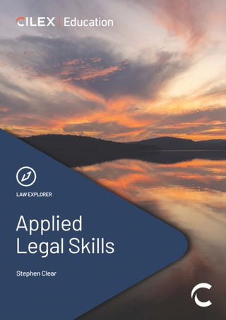 Supplemental image for 9781911713364 - Applied Legal Skills