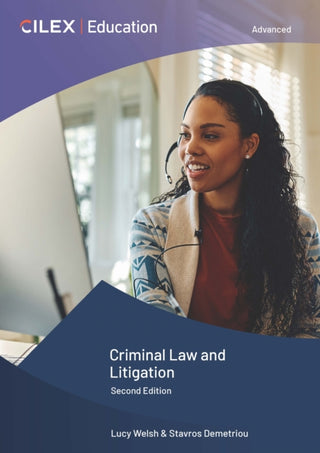 Cover image for 9781911713531 - Criminal Law and Litigation