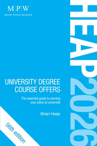 Cover image for 9781911724506 - HEAP 2026: University Degree Course Offers