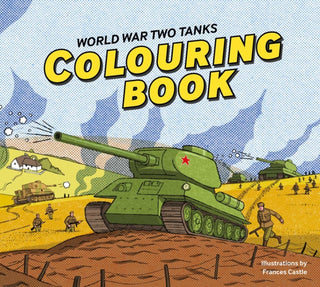 Cover image for 9781911748045 - World War Two Tanks: Colouring Book