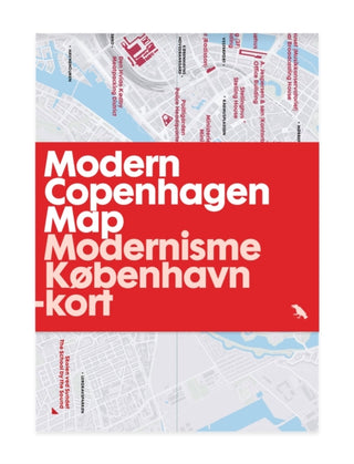 Cover image for 9781912018048 - Modern Copenhagen Map / Modernisme København -kort