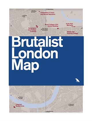 Cover image for 9781912018833 - Brutalist London Map 2nd Edition