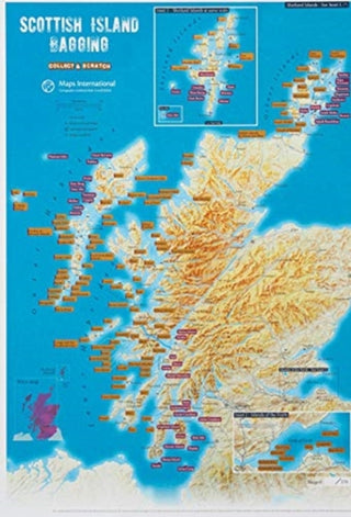 Cover image for 9781912203222 - Scottish Island Bagging - Collect & Scratch Print