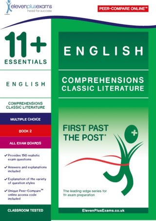 Cover image for 9781912364039 - 11+ Essentials English Comprehensions: Classic Literature Book 2