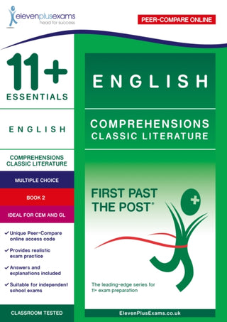 Cover image for 9781912364039 - 11+ Essentials English Comprehensions: Classic Literature Book 2