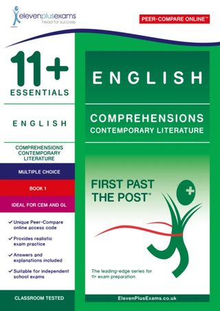 Cover image for 9781912364053 - 11+ Essentials English Comprehensions: Contemporary Literature Book 1