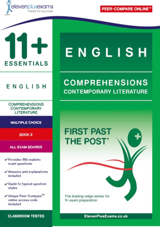 Cover image for 9781912364060 - 11+ English Comprehensions: Contemporary Literature Book 2