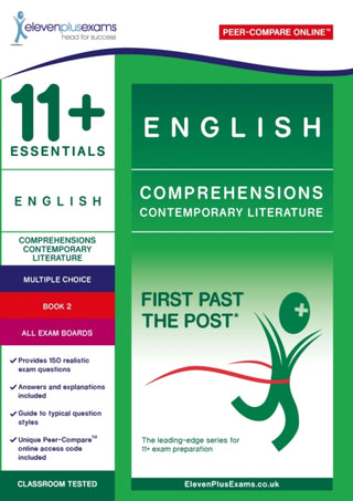 Cover image for 9781912364060 - 11+ Essentials English Comprehensions: Contemporary Literature Book 2